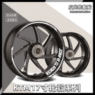 Suitable for KTM RC390 250 390 790 DUKE Wheel Sticker Modified Wheel Rim Steel Rim Sticker Decoratio