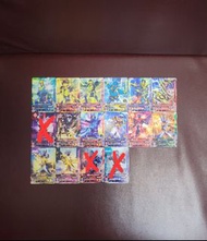 ($2張)Zero One卡 幪面超人 Vulcan Valkyrie 迅 Jin Thouser 1型 Ganbarizing 大戰 街機 Kamen Masked Rider Bandai 雙面 Card 卡 咭