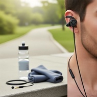 Noise Cancelling In-Ear Wired Gaming Earphones 3.5mm with Mic for CS Games Fon Telinga Berwayar Dala
