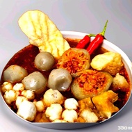 Bakso Aci Ayam Suwir Chilli OIL Jumbo Paket Komplit