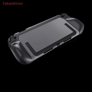 (Takashitree) Slim Doable Case Shell PC TPU Protective Hard Crystal Cover Shoproof Ergonomic Handle 