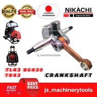 Brush Cutter Crankshaft TL43 TU43 TB43 BG430 / Mesin Rumput Crankshaft Spare Part