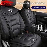 Honda City Nappa Leather Car Seat Cushion Thick Anti-Slip for Front & Rear Seats For City G5 GM2 3 G