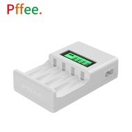 Pffee 1.2v LCD Display AA AAA Battery Charger Station