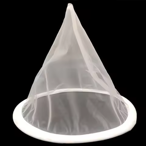 1 pc Beekeeping Equipment Bee Honey Filter Nylon Cone-Shape Honey Screener Bee Hive Bee Honey Tools