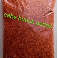 READY - Cabe Bubuk Kasar Super Pedas Kuning 1 KG - Spices Cabai - Ayam, Powder red chili pepper caos