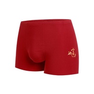 AIMER MEN'S Fortune & Prosperity series soft modal Trunk (Red)