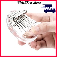 Mini Kalimba 8 Keys Transparent Crystal Acrylic Thumb Piano Fit for Kids Adults Beginners Profesison