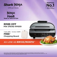 Ninja Foodi Smart XL Indoor Grill & Air Fryer with Digital Probe, Roast, Bake, Broil Dehydrate & Reh