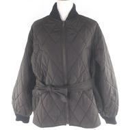 【รับคะแนน 5 เท่า】สภาพดีเยี่ยม□WEEKEND MaxMara แจ็คเก็ตควิลท์แบบมีเข็มขัด รุ่น 548604136 สีน้ำตาล ไซส