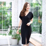 B1 517 Batwing V Casual Dress Wholesale @42 Spandex Rayon Import