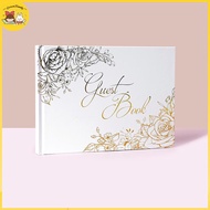 [CrownFamily] Wedding Guest Book Guest Sign In Book Guestbook For Reception, Engagement, Anniversary