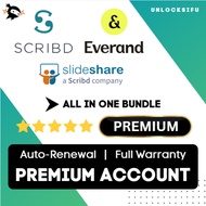 24/7⚡Scribd/Everand/Slideshare Akaun Premium Akses 195 Juta+ Dokumen Dan Muat Turun Tanpa Had