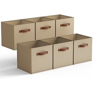 GRANNY SAYS 11x11 Cube Storage Bins, 6-Pack Storage Cubes, Light Blue