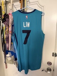 Adidas 籃球球衣 林書豪 7號 黃蜂隊 XL