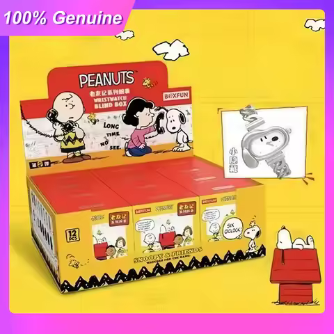 100%Genuine Maihe And Snoopy Friends Series Peanuts Watch Blind Box Kawaii Cute Cartoon Watch Anime 