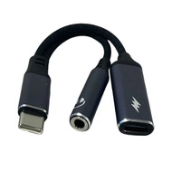 2 in 1 USB C to 3.5mm Aux Adapter 2 in 1 USBC to Headphone Jack Adapter USB C to 3.5mm Headphone