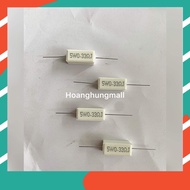 1 ceramic resistor 5W 0,33ohm copper base