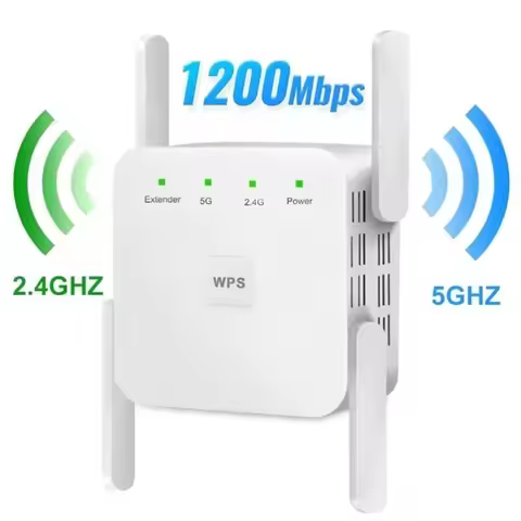 EDUP EP-AC2933S 1200Mbps Long Range Wifi Booster Antenna Wireless WiFi Repeater Dual Band 5GHz Lan E