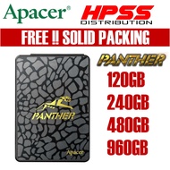 APACER SSD AS350 AS340X SSD 120GB,240GB,480GB PANTHER 2.5" SATA SSD HARDDISK