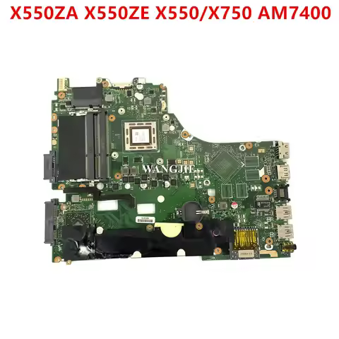 60NB07A0-MB1400 For ASUS X550ZE X550 X750 K550Z X550ZA Motherboard W/ A8-7400 X550ZA Mainboard Teste