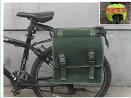 After shipping thick canvas bag MTB bike pack after pack package tail / camel bag frame bag frame pa