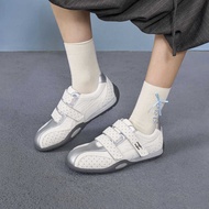 Autumn Lightweight Velcro Sneakers - Polka Dot Flat Shoes