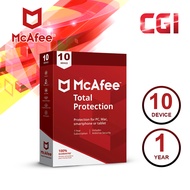 McAfee Total Protection 10 Device 1 Year