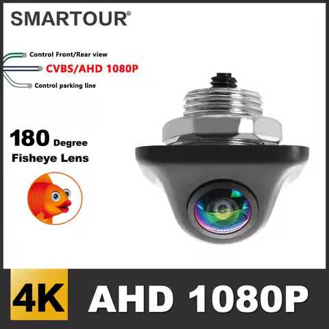 180° Fisheye Lens AHD 1920x1080P Night Vision Car Rear View Camera For BMW 1/2/3/4/5/6/7 Series X3 X