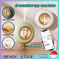 【SG Stock】Automatic Aroma diffuser Night light Bluetooth Connectivity Air Freshener Fragrance Machine air freshener automatic