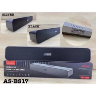 🇲🇾*Ready Stock* Home TV Small Bully Soudbar Wireless Desktop Speaker ABODOS AS-BS17 Soudbar V5.1