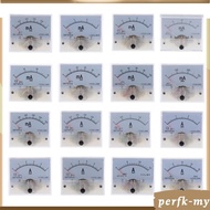[PerfkMY] 16 Type Range DC Analog Amp Meter Ammeter Current Panel Ampere Meter Accuracy Class 2.5 Am