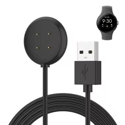 100cm Type C/USB Fast Charger Cable For Google Pixel Watch 2 Power Charge Wire for Google Pixel Watc