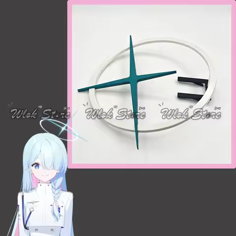Game Blue Archive Kivotos Student Council President Cosplay Headdress Halo Hairpin Women Halloween P