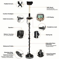 metal detector pendeteksi logam dan emas detektor logam emas FS2 Detektor Logam Bawah Tanah Emas yang Sangat Sensitif