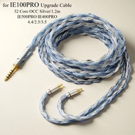 Replacement Cable for Sennheiser IE100PRO IE500PRO IE400PRO 32-Core 2.5/3.5/4.4mm OCC Tangle-Free De