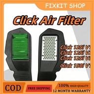HONDA Click Air Filter Comp Air Cleaner Element Comp High Air Flow Click 125i v1 v2 v3 & 150i V1