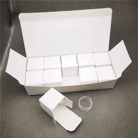 10PCS FATUBE GLASS Measuring Cup for Pyro 24 V2 V3 V4 Cardboard Box Packaging Straight Tube