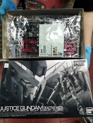 高達模型 RG 144 p BANDAI JUSTICE GUNDAM DEACTIVE MODE
