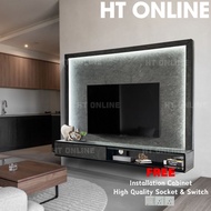 HT ONLINE 6 ft TV Cabinet / Wall Mounted Tv Cabinet / Hall Cabinet / Kabinet TV Gantung / Rak TV