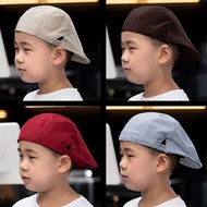 Kids Headwear Children's Chef Hat Boy Girl Kitchen Work Caps Topi Budak Chef Kindergarten