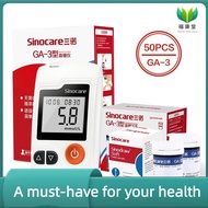 kesihatan ♬Sinocare GA-3 Full Set  GA-3 Glucometer Glucose Meter  Full Set☂