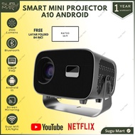 Android Projector | Mini Led Projector A10 Android 2500 Lumens 2/16gb Full HD 1080P | Mini Android P