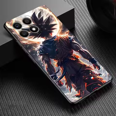 Dragon Ball Back View Son Goku Case for Honor X9a X7b 70 X9b X6 X7c Magic5 Lite 8X X5b X8a X8 X8b X6