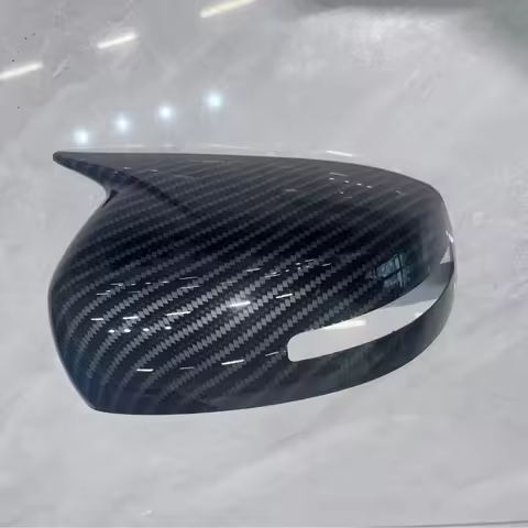 Carbon Fiber Rearview Mirror Housing Cover for 13-17 Mitsubishi Lancer Evolution X Yishen Modified C