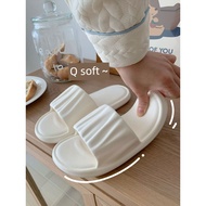 selipar kasut selipar perempuan Japanese Simple Female Fashion All-Match Waterproof Lightweight Slip