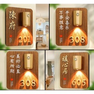 20x25cm surname Door signs, new house decoration Unit Number Signage HDB Unit Customised Unit Sign d