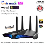 ASUS RT-AX82U Dual Band WiFi 6 AX5400 AiMesh Router (Refurbished)