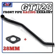 [EMP] PIPE DEPAN GT128 HEAVY DUTY FRONT PIPE RACING GT128 28MM ORI SPEC AA OEM BRACKET BLACK🔥