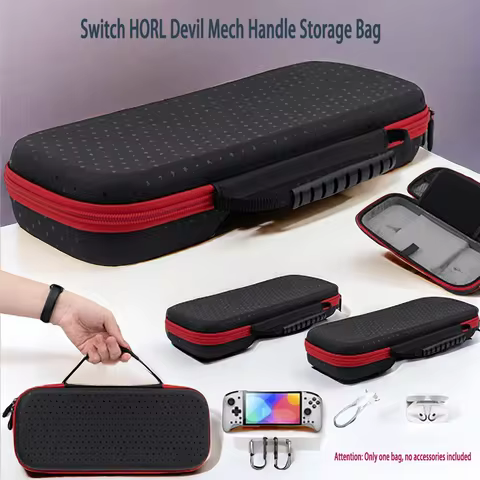 For Switch Hori Split Pad Pro Controller Carrying Case Storage Bag Gamepad Protection Box Travel Pou